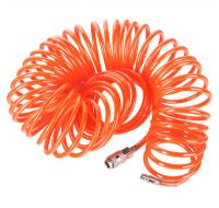 Шланг спиральный PU 15 - 6x8 мм, полиамид, быстросъем