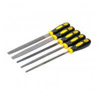 Набор напильников 150мм №2 : плоский, полукруглый, трехгранный, квадратный, круглый