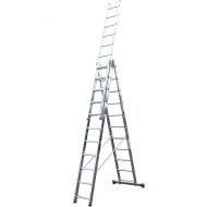 Лестница CORDA алюм. 3-х секционная универ. 3х 14 ступеней