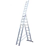 Лестница CORDA алюм. 3-х секционная универ. 10 ступеней