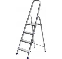 Лестница-стремянка алюминиевая, 4 ступени, 82см