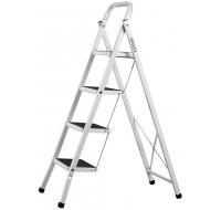 Лестница-стремянка стальная c широкими ступенями, 4 ступени