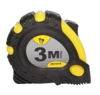 Рулетка 3 м х 16 мм обрезиненый корпус, с магнитами