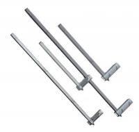 Комплект кронштейнов для крепления перфорированных панелей к оцинкованной столешницей