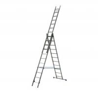 Лестница-стремянка трехсекционная VHR H 3х6 алюм.(169см/247см/325,12,7кг)