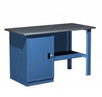 Верстак 1-тумб., тумба с дверцей стол оцинкованный синий