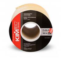 Уплотнитель D белый, 1м (одинарный)