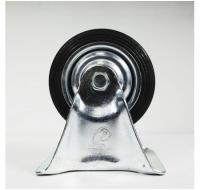 Колесо промышленное неповоротное, черная резина, FC93, до 60кг