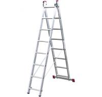 Лестница CORDA алюм. 2-х секционная универ. 2х 8 ступеней