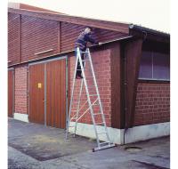 Лестница CORDA алюм. 2-х секционная универ. 2х11 ступеней