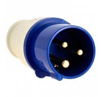 Вилка 023 2Р+РЕ 32А 220В IP44