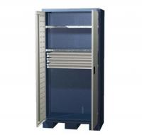 Шкаф инструмент. "Титан" с 3ящ. и 2 полками, 950х500х1900,темно-серый/светло-серый