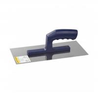 Гладилка нержавеющая 130 х 280 мм, с пластмассовой ручкой, зуб  6 х 6 мм