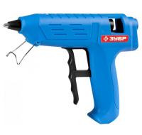 Пистолет термоклеящий Зубр "Эксперт"эргон.рукоятка рабочая t 193 гр