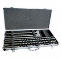Набор долот и буров SDS-Max в кейсе, 7 шт (D40571)