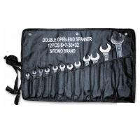 Набор ключей гаечных двусторонних 12 шт (6-46)