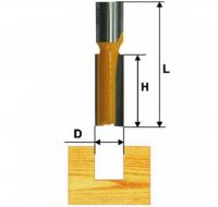 Фреза пазовая прямая d 10 х 19 мм, хв.8 мм