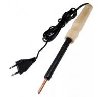 Паяльник с деревянной ручкой 220В, сменное жало d 5.8 мм 60Вт