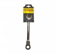 Ключ гаечный комбинированный 21 х 21 мм с шарниром, трещоткой