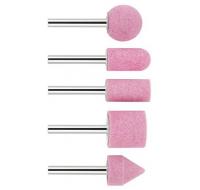 Набор шарошек корундовые д/прямых шлифмашин и дрелей хв.6мм, 5шт.