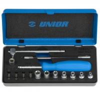 Набор головок торцевых и бит 1/4, 19пр.